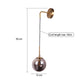 Modern indoor Glass Ball Type Interior Wall Light G9 lamp base - 7Pandas Australia