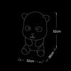 PANDA/S Lovely Multi-color RGB Night Reading Bedside Lamp - 7Pandas Australia