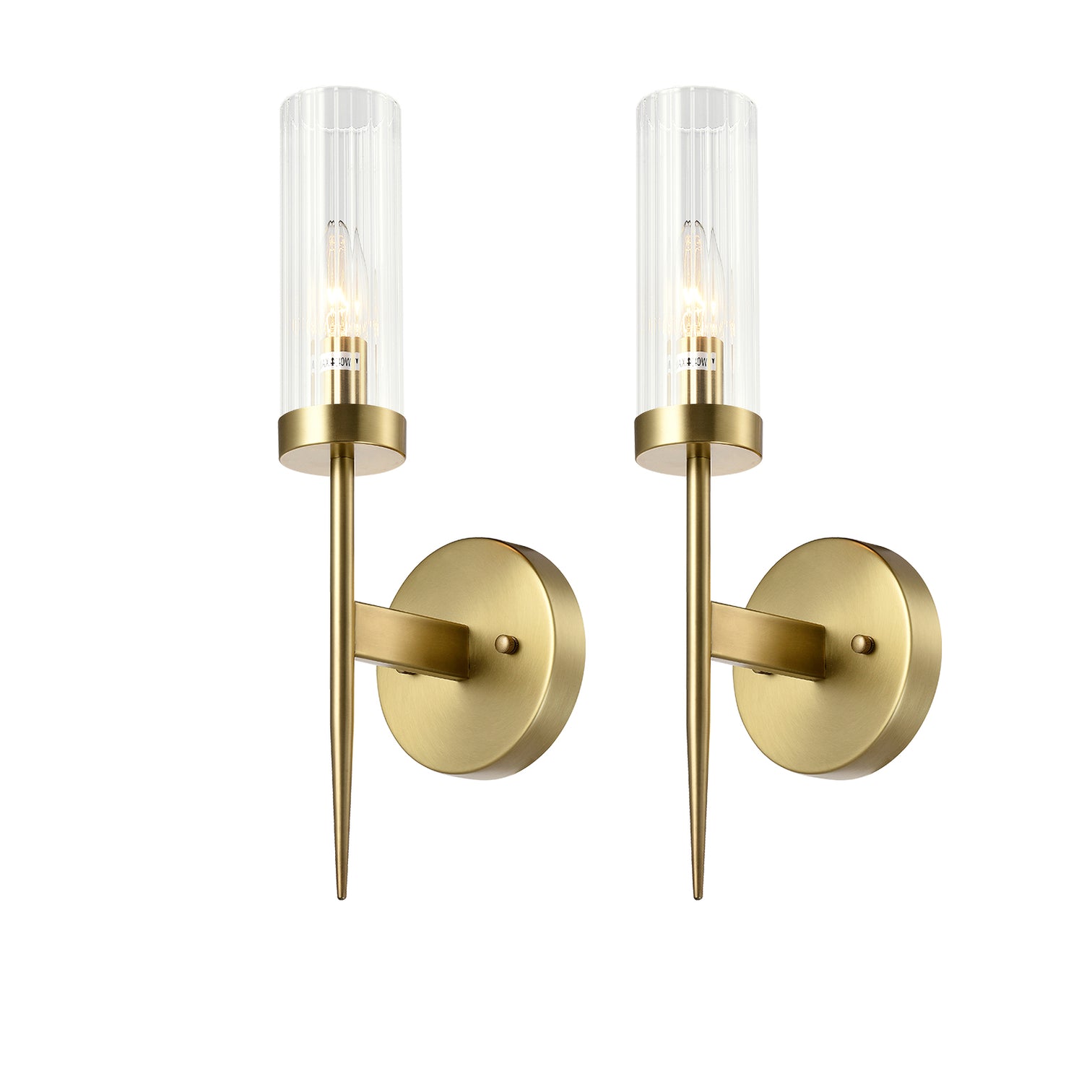 SEATTLE Interior Modern Design Wall Light Aged Brass E14 - 7Pandas Australia