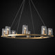 CANOVA 8-Light Circular Modern contemporary Chandelier Aged Brass 8*E14 base - 7Pandas Australia