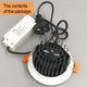 13W Aluminium LED Dimmable Tri-Color Downlight 90MM Cut Out White CCT - 7Pandas Australia