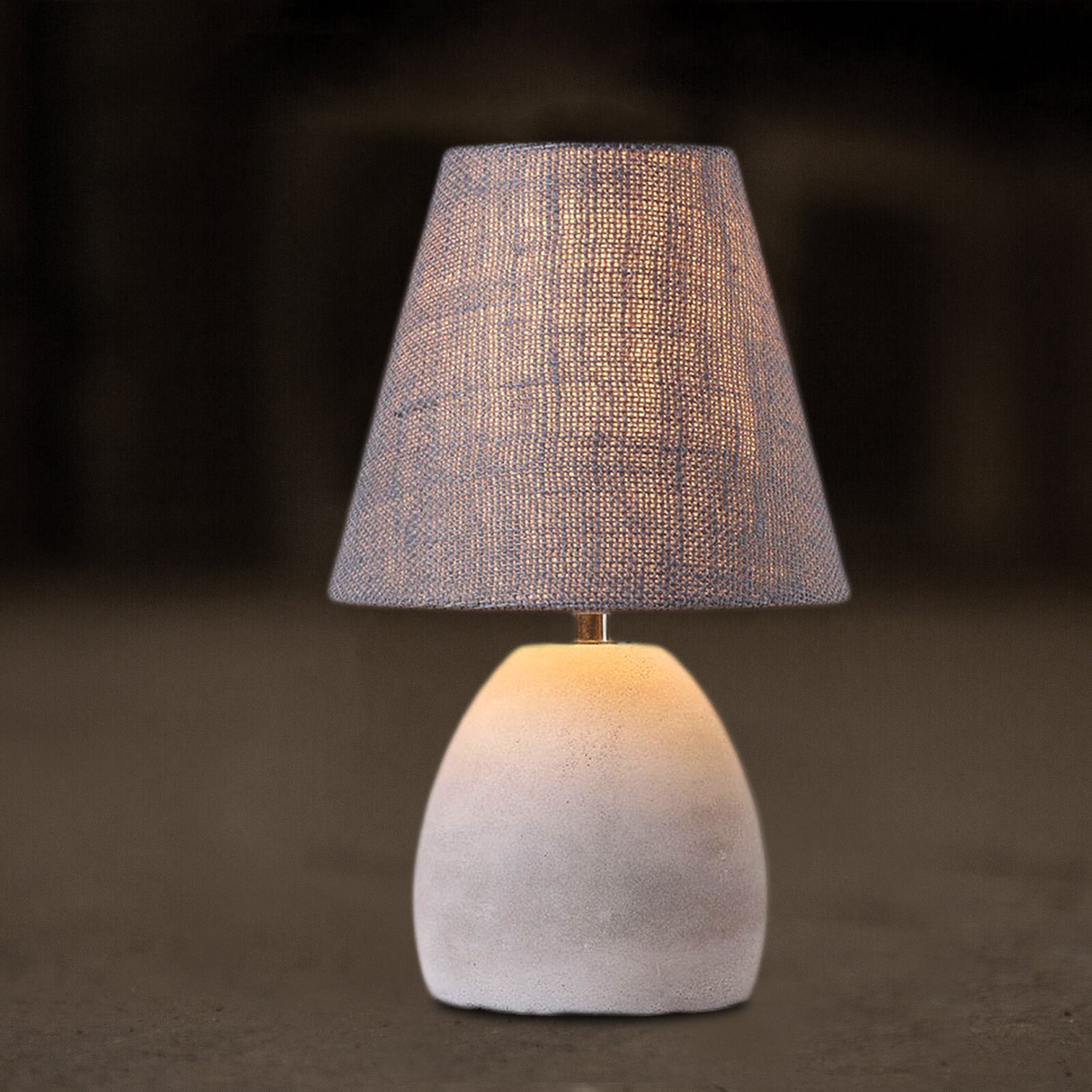 ELENA Elegant Modern Table Lamp Concrete E14 Lamp Base - 7Pandas Australia