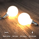 10PACK LED G50 Bulb Globe Shape Full Glass 2W 3000K Warm White - 7Pandas Australia