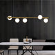 ANGELO 120cm Length Contemporary Pendant Light 5*G9 Base Black Aged Brass - 7Pandas Australia