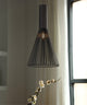 RALLE Vintage Style Cage Pendant Light Matt Black with E27 Lamp Base - 7Pandas Australia