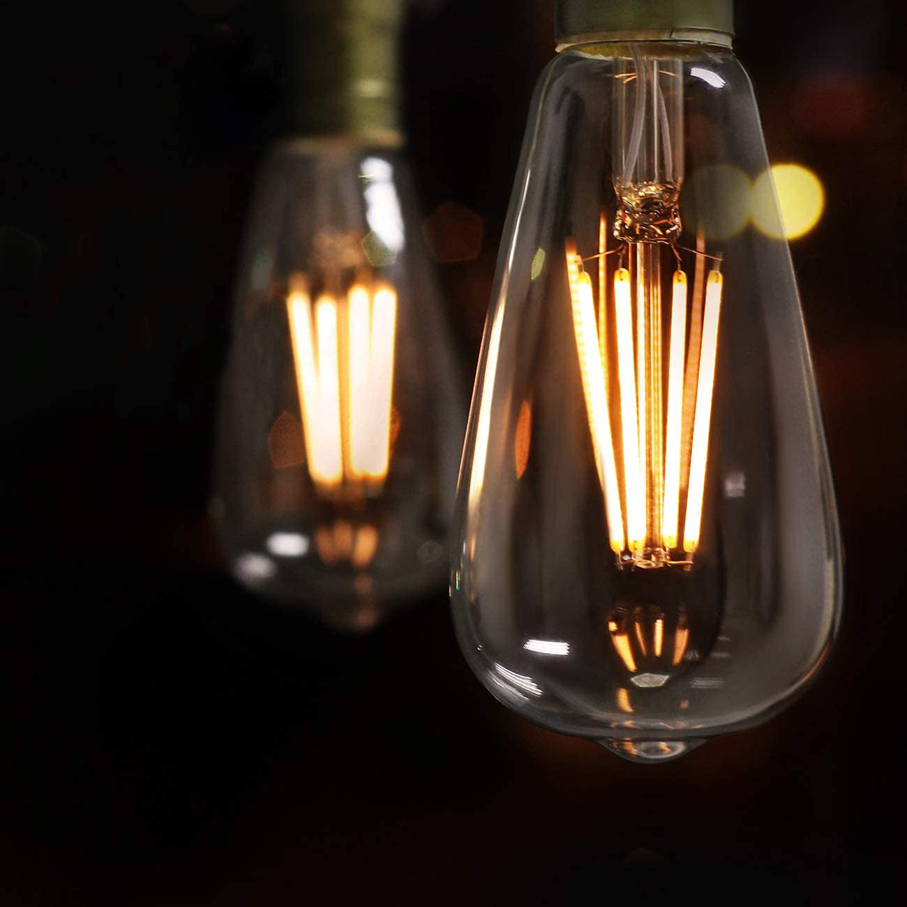 10PACK LED Bulb Pear Shape dimmable ST64 4W 2700k Warmwhite E27 - 7Pandas Australia