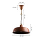 40cm Solid Copper Industry Style Pendant Light Aged Copper E27 - 7Pandas Australia