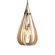 BONITO 3-Light Timber Round Nature Wood E27 Modern Ceiling Chandelier - 7Pandas Australia