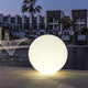 40cm Outdoor Fullmoon LED RGB Ball Light Solar & AC Charging IP65 - 7Pandas Australia