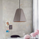 Industrial Style Concrete Pendant Light Dia 20cm Sand Black  E27 Lamp Base - 7Pandas Australia