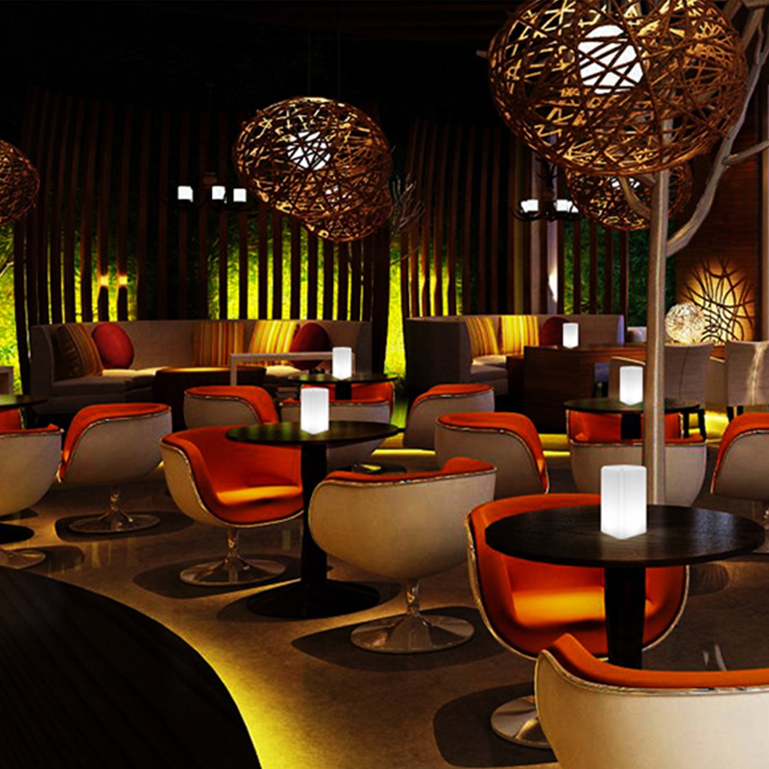 CUBOID IP65 Outdoor RGB LED Party Light  AC Charging with Remote Control - 7Pandas Australia