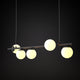 ANGELO 120cm Length Contemporary Pendant Light 5*G9 Base Black Aged Brass - 7Pandas Australia