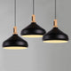 FELIX Timber Modern Pendant Light Nordic Style Black White E27 - 7Pandas Australia