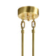 CARLO Modern Crystal Chandelier Aged Brass G9 Lamp base - 7Pandas Australia