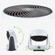 Adjustable Circulation Fan 3-Speed Setting with manual control low noise - White - 7Pandas Australia