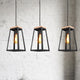 KASA Industrial Vintage Style Pendant Light Black E27 - 7Pandas Australia