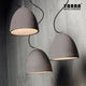 OPRAH 30cm Industrial Style Concrete Pendant Light Kitchen island Fixture Sandstone Black - 7Pandas Australia