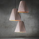 Industrial Style Concrete Pendant Light Dia 20cm Sand Black  E27 Lamp Base - 7Pandas Australia