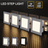 ST29  LED Aluminium Die Casting Wall Recessed Stair Light Silver Grey 1W