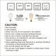 LED Bulb Pear Shape dimmable ST64 4W 3000k Warmwhite E27 - 7Pandas Australia