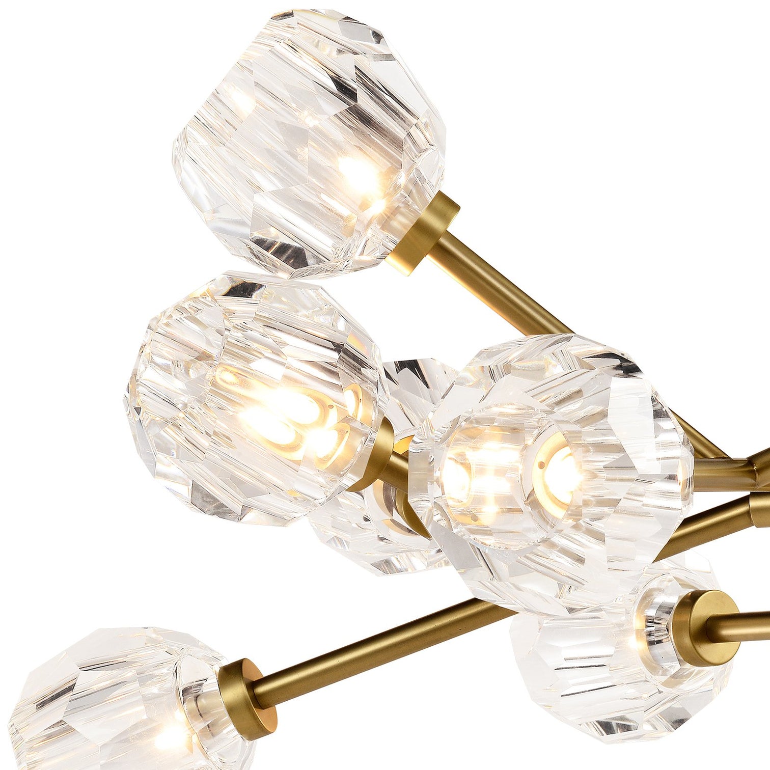 TULIM 12-Light Crystal Chandelier Aged Brass G9 - 7Pandas Australia