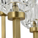 TULIM 8-Light Aged Brass G9 Crystal Chandelier - 7Pandas Australia