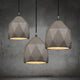 MANSFIELD Industrial Concrete Pendant Light Sand Black Finished E27 lamp base - 7Pandas Australia