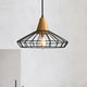 CLARINDA Cage Pendant Light 40cm dia Vintage Nordic Stylel E27 Black - 7Pandas Australia